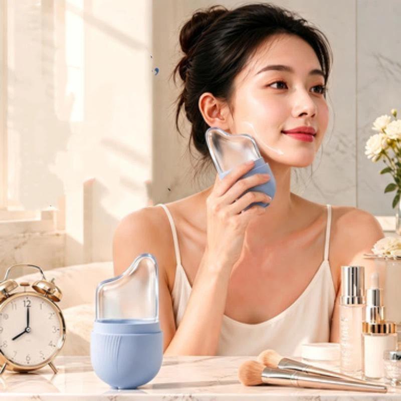 Face Ice Roller Puffiness - 재사용 가능한 실리콘 얼음 페이스 롤러