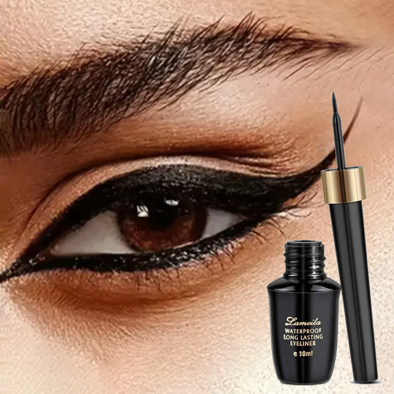 Waterproof Liquid Eyeliner Pen - 오래 지속되는 하드 팁 젤 아이