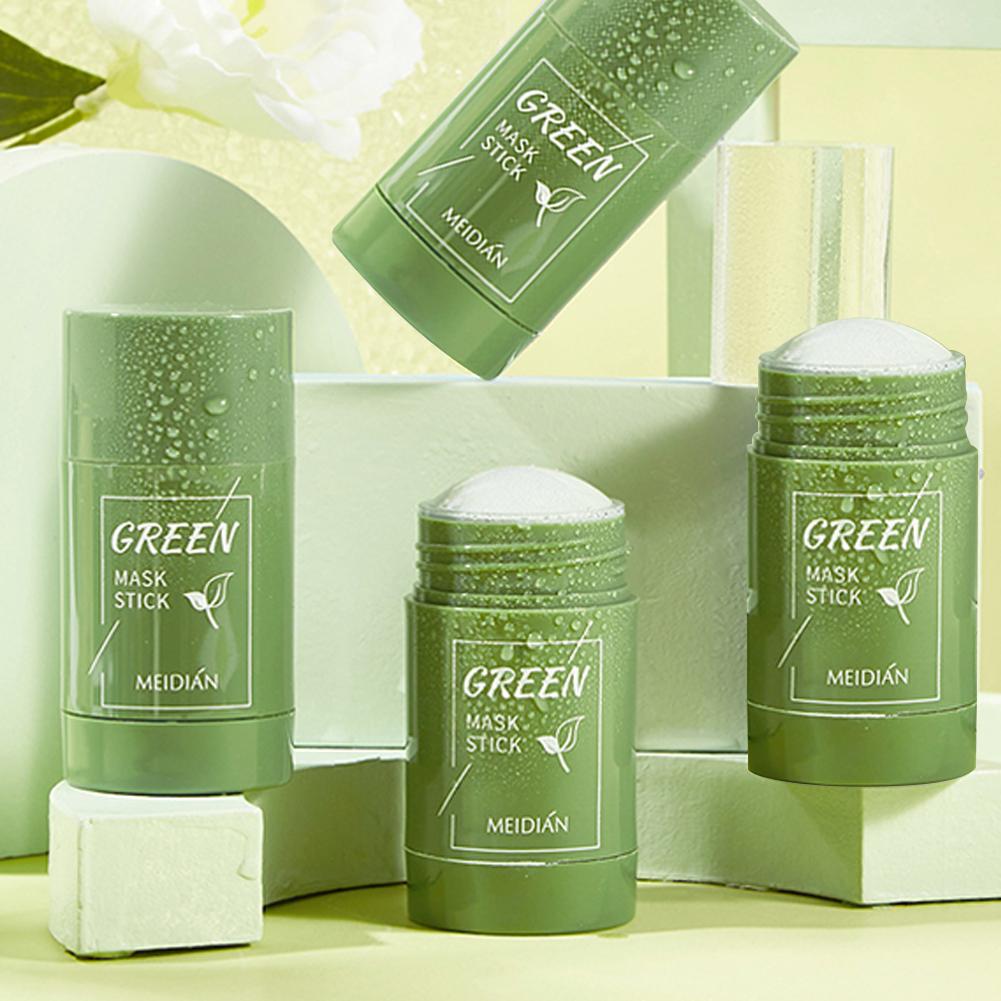 Green Tea Cleansing Clay Mask - 솔리드 그린티 페이셜 마스크 스틱 클렌징