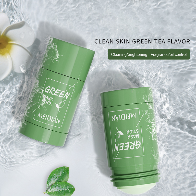 Green Tea Cleansing Clay Mask - 녹차 마스크 스틱 블랙헤드 제거 여드름