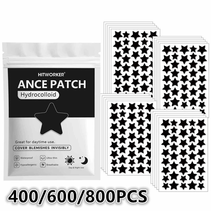 Hydrocolloid Pimple Patch - 400/600/800개 별 모양 하이드로콜로이드 여드름 패치