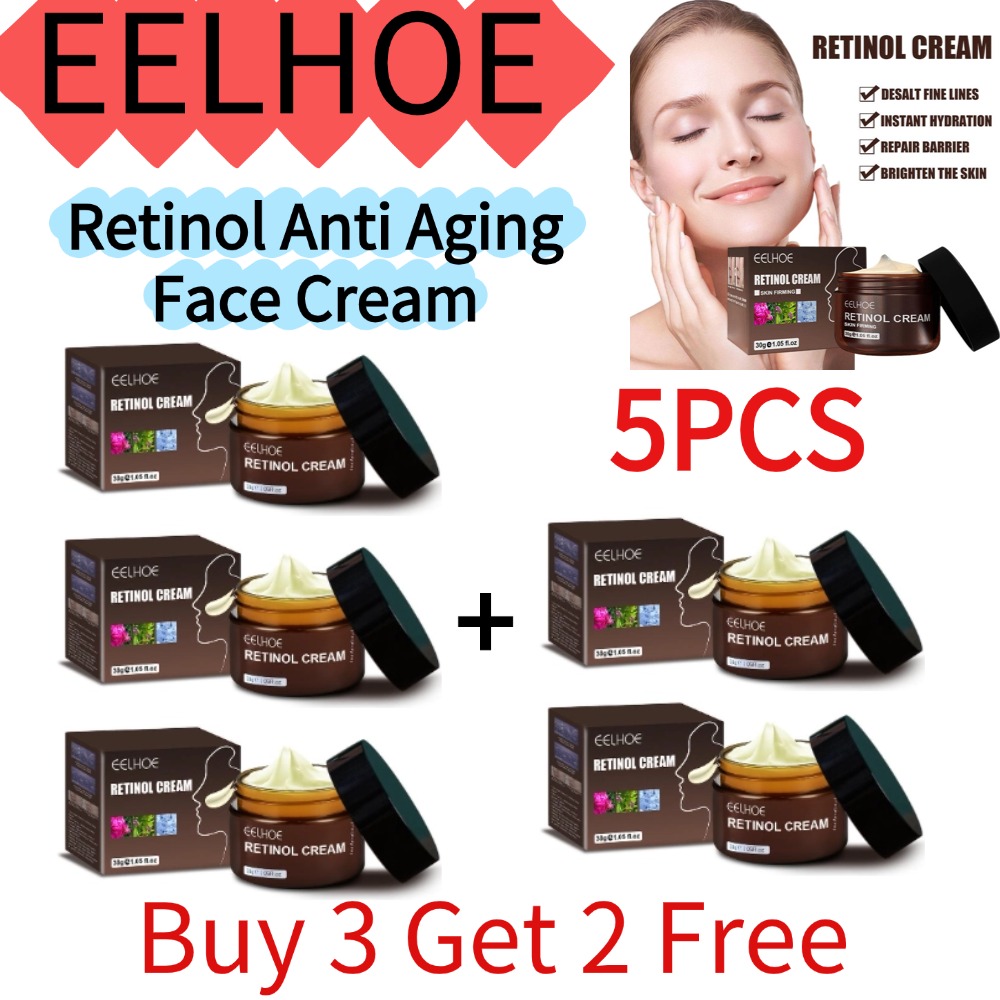 Retinol Anti Wrinkle Cream - EELHOE 1/2/3/5PCS(3개 구매 시 2개 무료