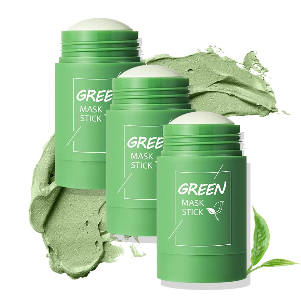 Green Tea Cleansing Clay Mask - 1/3개입 녹차 클레이 스틱 (얼굴용), 녹색