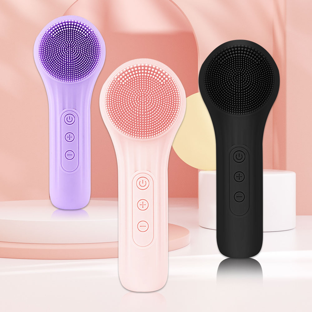Silicone Face Scrubber Electric - 소닉 실리콘 페이셜 브러쉬 클리너 진동