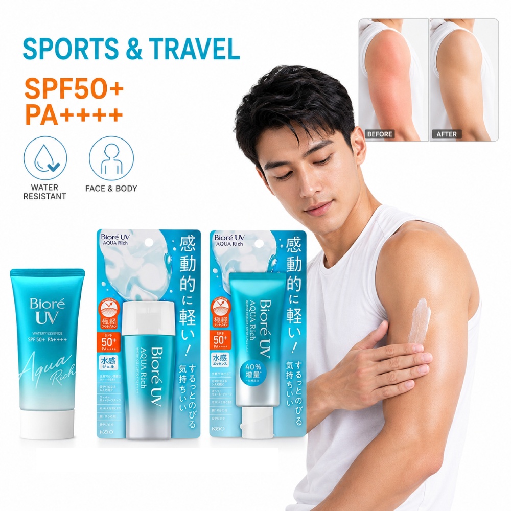 Spf 50 Waterproof Sunscreen - 비루 방수 자외선 차단 로션 SPF50+