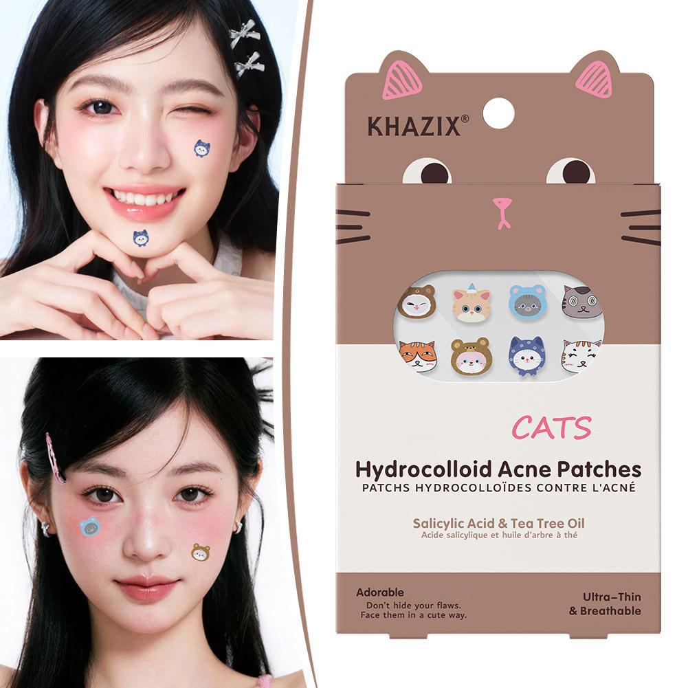 Skincare - 100/200/300PCS 귀여운 고양이 모양의 여드름 패치