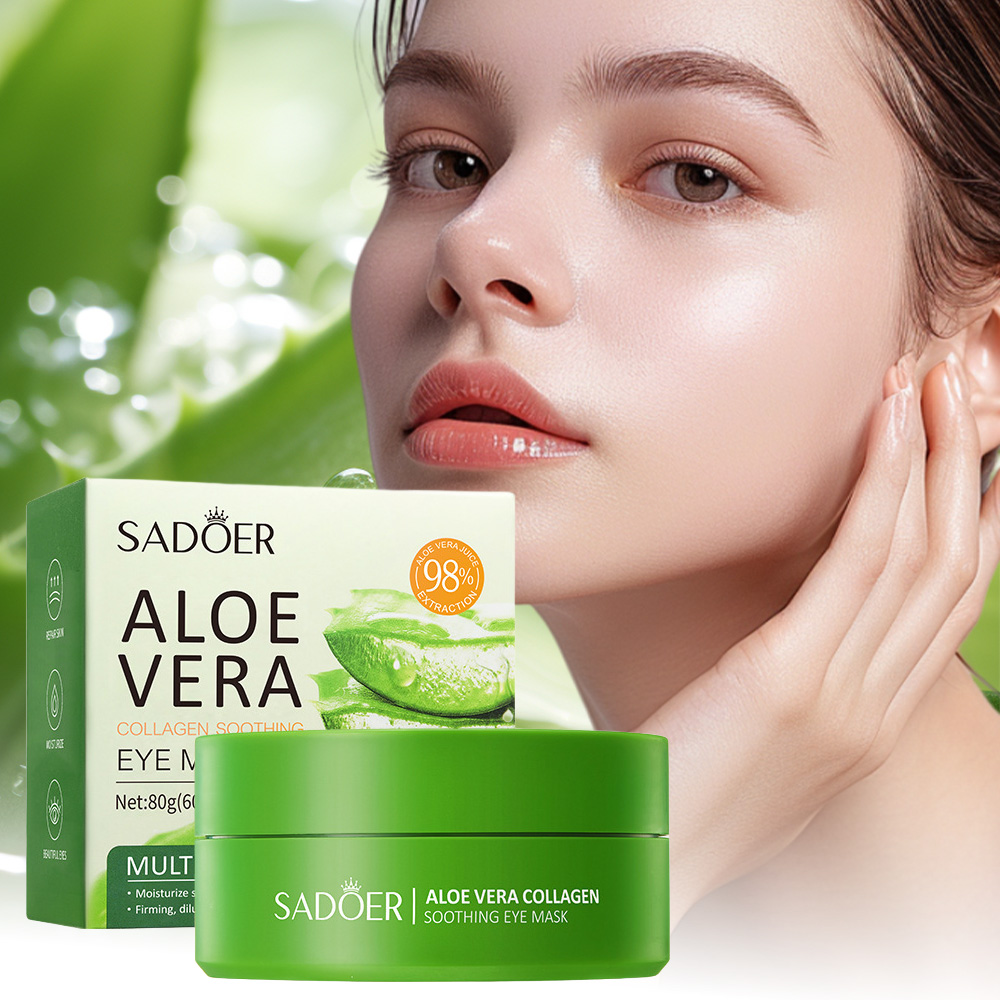 Collagen Under Eye Patches - 사도어 알로에 베라 콜라겐 수딩 아이