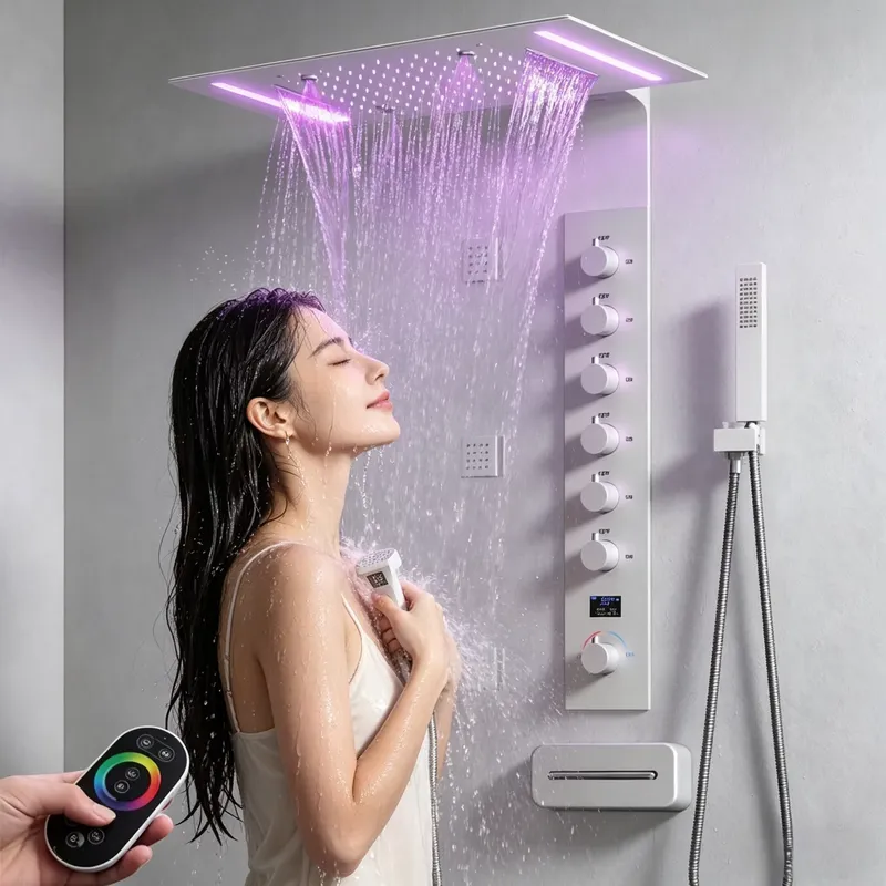 Massage - 럭셔리 스마트 천장 샤워 시스템 LED