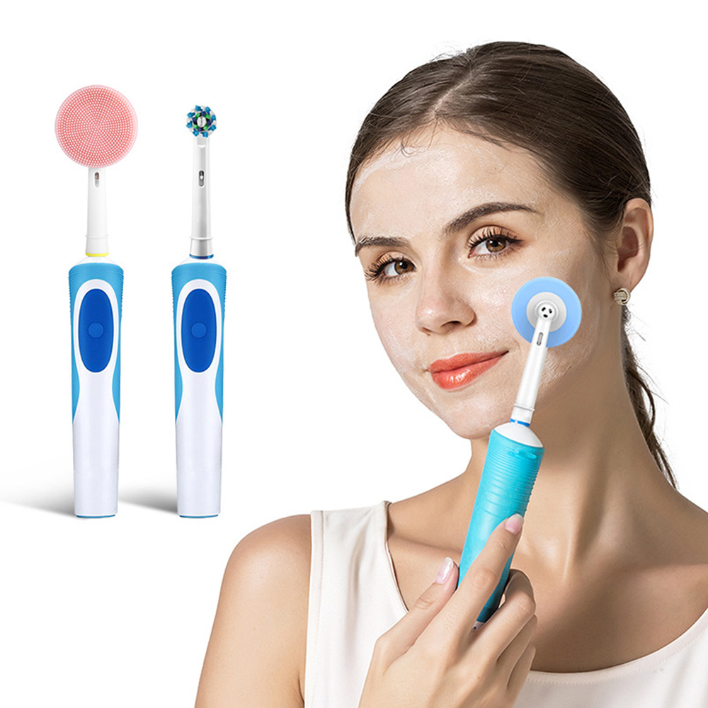 Silicone Face Scrubber Electric - 오랄비 전동 실리콘 세안 브러쉬 호환용