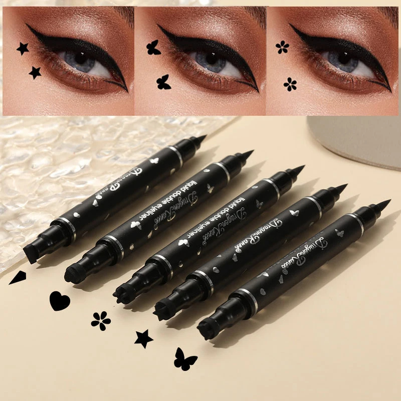 Waterproof Liquid Eyeliner Pen - 나비 도장 아이라이너 펜, 스타 문