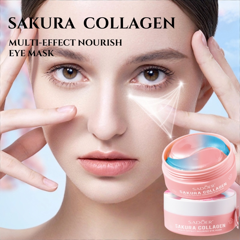 Collagen Under Eye Patches - 60개입 사쿠라 콜라겐 멀티 이펙트 영양