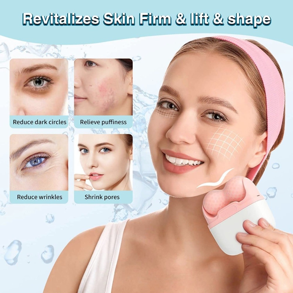 Face Ice Roller Puffiness - 얼굴 및 눈 부기 완화, 편두통