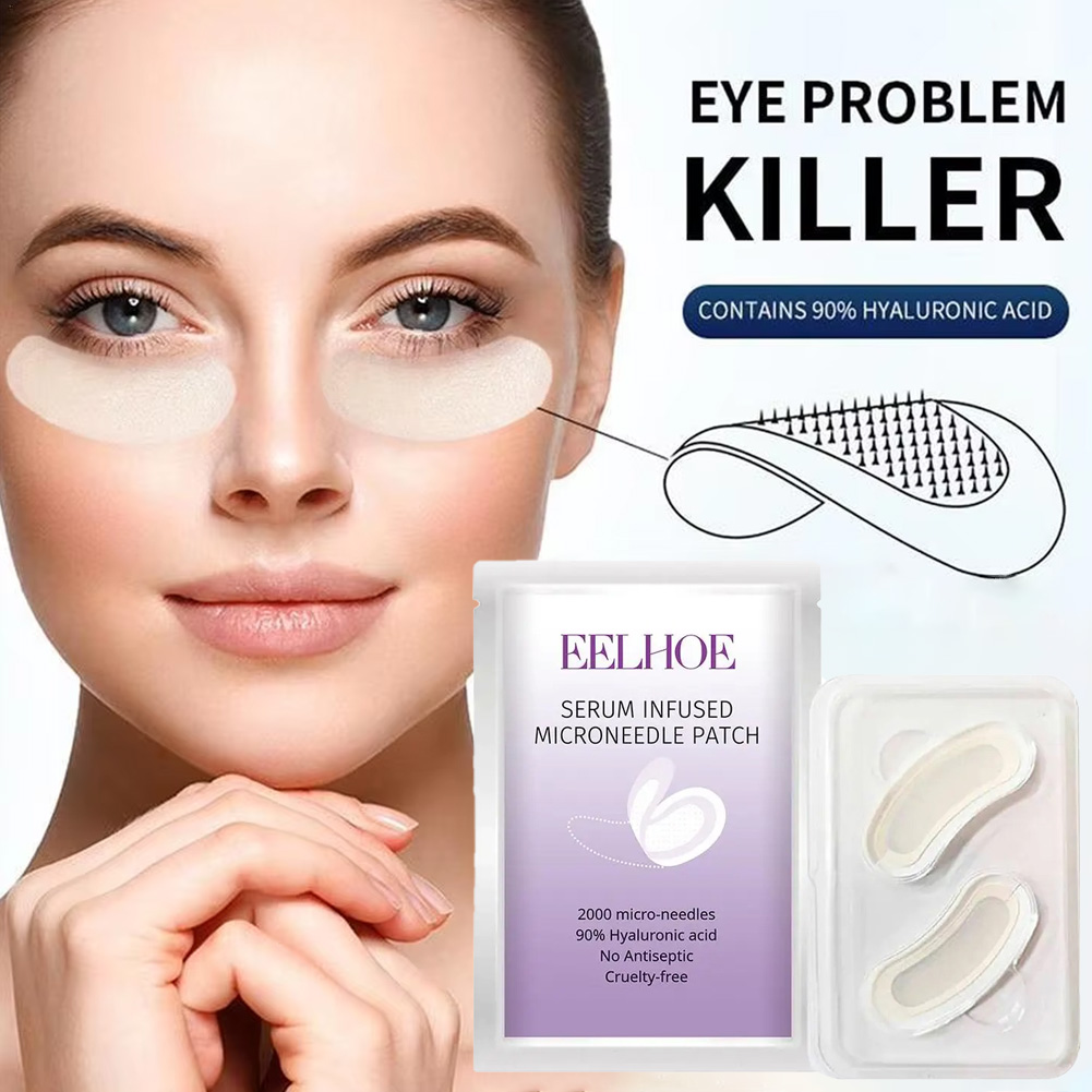Collagen Under Eye Patches - 1쌍 마이크로니들 아이 패치 마스크 깊은