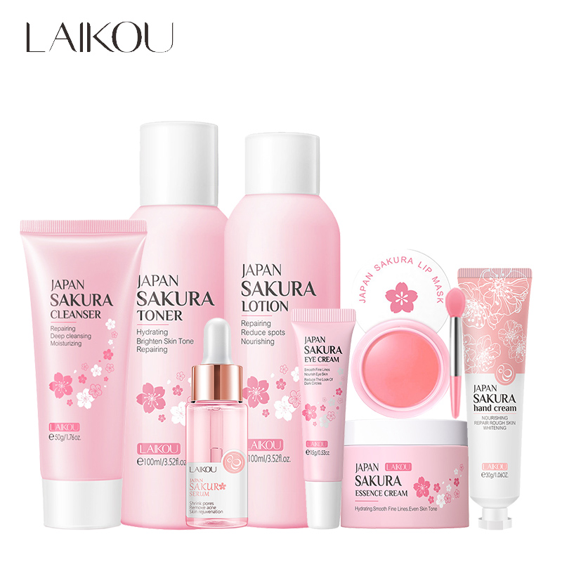 Hyaluronic Acid Facial Serum - LAIKOU 사쿠라 페이셜 스킨 케어 세트,