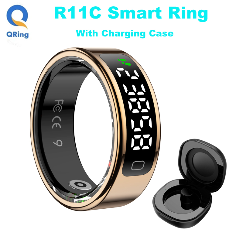 Health Monitors - AMZMAX R11C 디스플레이 화면 스마트 링