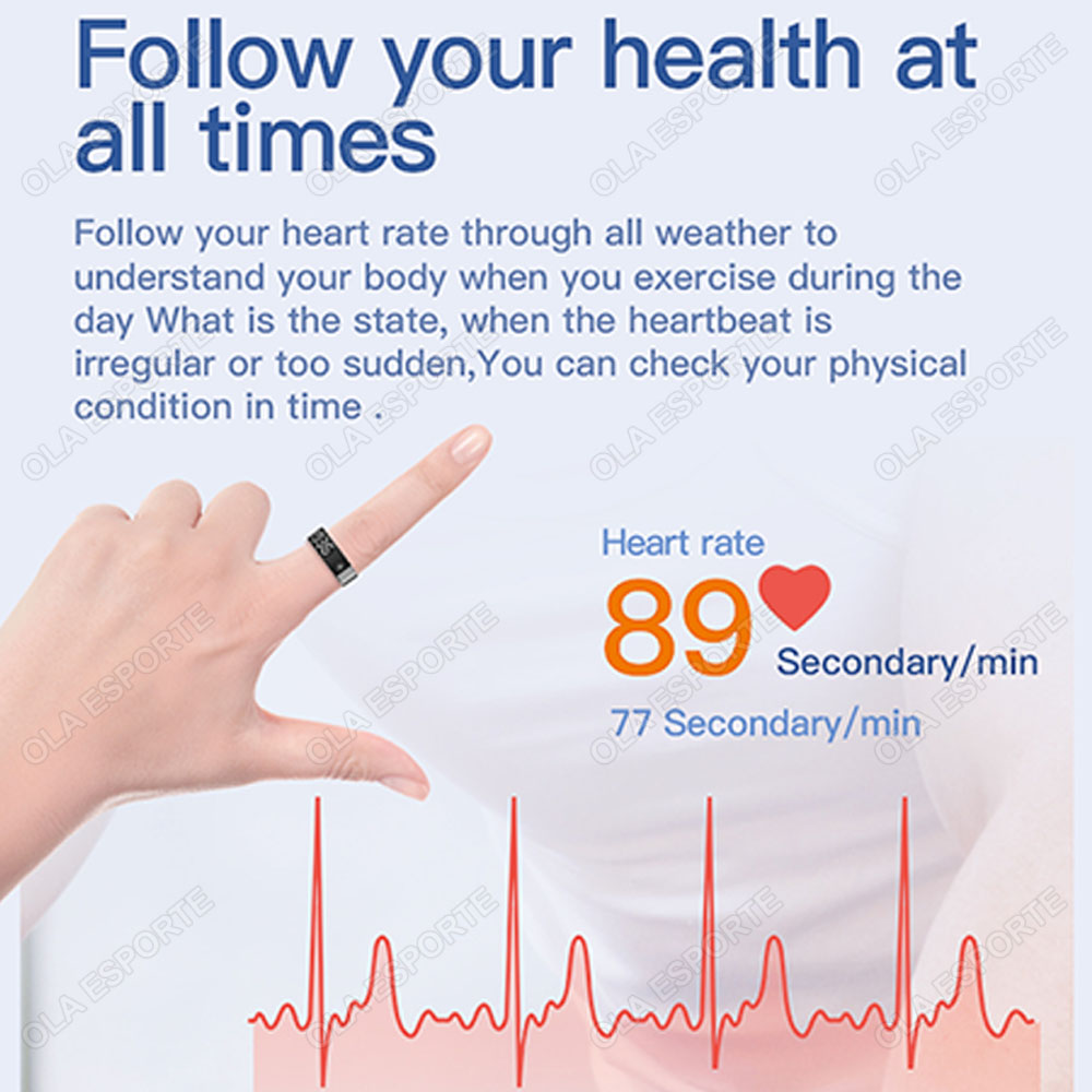남녀공용 충전 케이스 포함 SR08 스마트 링, LED - Health Monitors 리뷰 및 가격