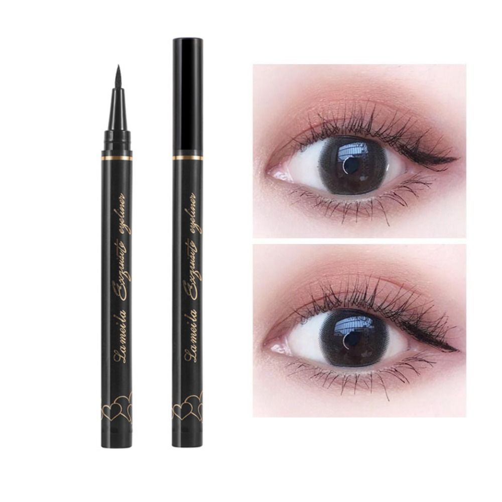 새로운 오래 지속되는 방수 블랙 아이라이너 빠른 건조  - Waterproof Liquid Eyeliner Pen 리뷰 및 가격