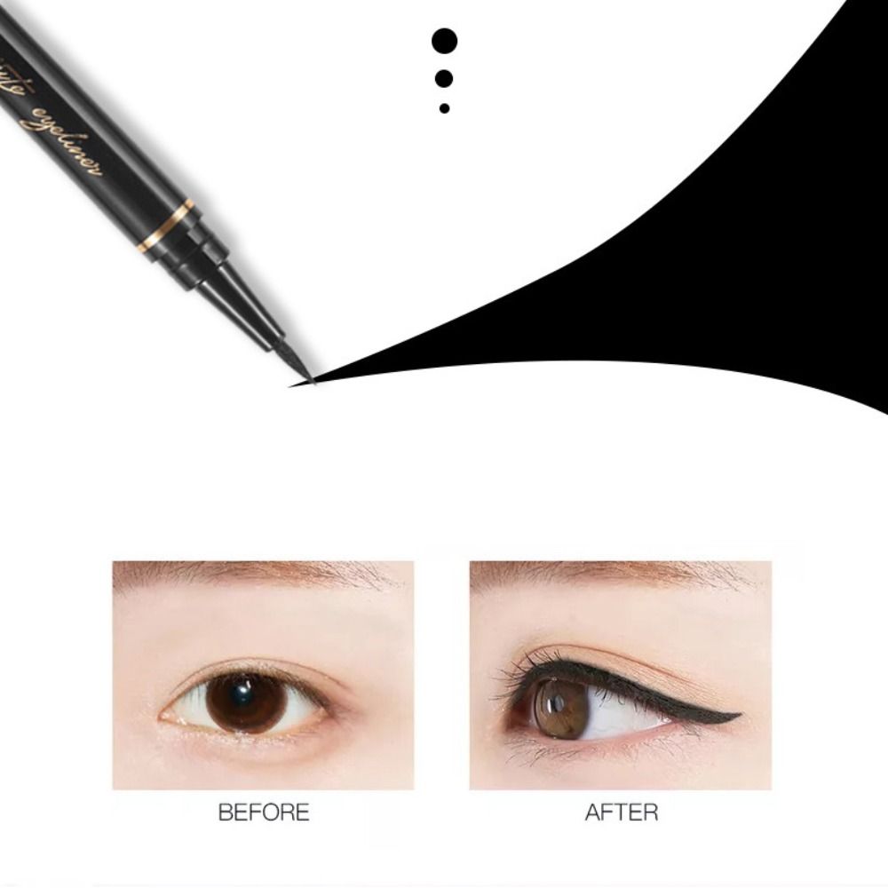새로운 오래 지속되는 방수 블랙 아이라이너 빠른 건조  - Waterproof Liquid Eyeliner Pen 리뷰 및 가격
