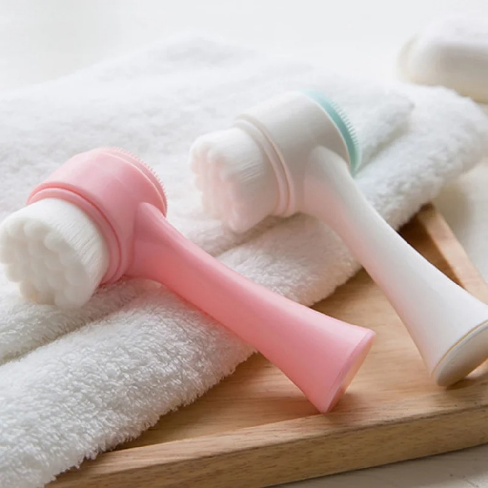 3D 양면 실리콘 페이셜 클렌징 브러시 부드러운 브러시 - Silicone Face Scrubber Electric 리뷰 및 가격
