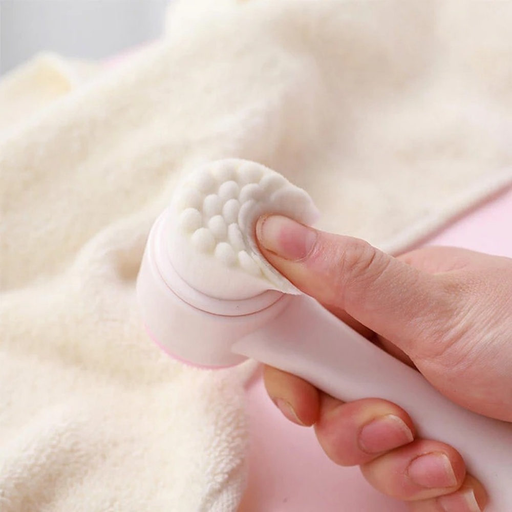 3D 양면 실리콘 페이셜 클렌징 브러시 부드러운 브러시 - Silicone Face Scrubber Electric 리뷰 및 가격