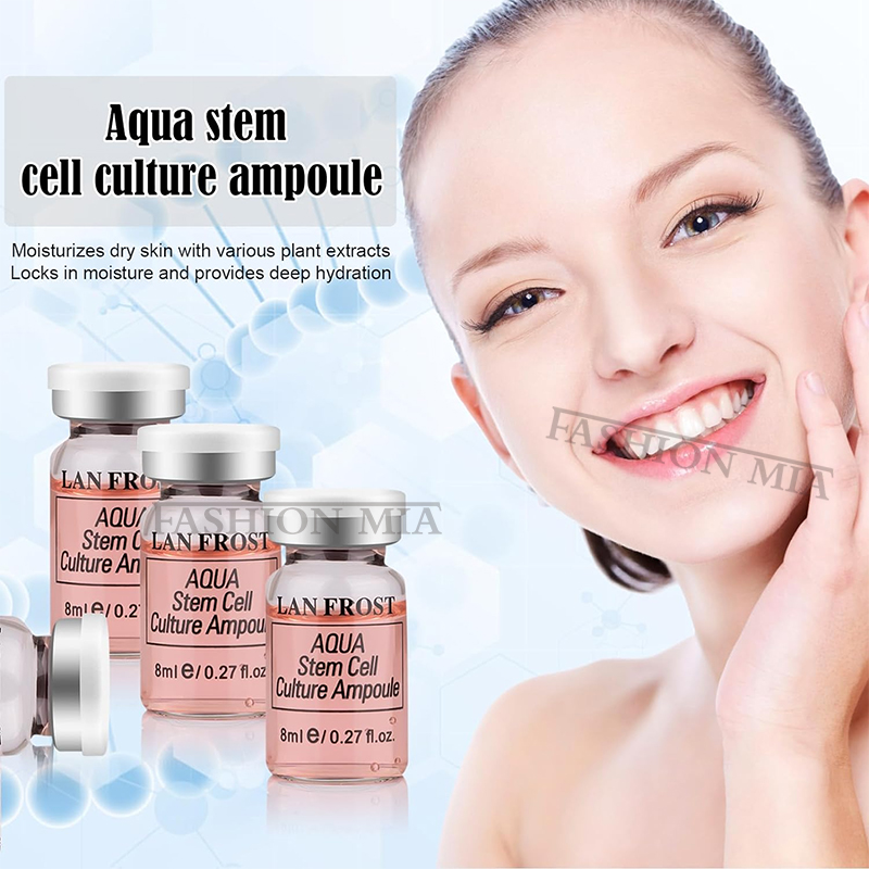 한국 8ml 아쿠아 줄기세포 배양 앰플 세럼 키트 페이 - Hyaluronic Acid Facial Serum 리뷰 및 가격