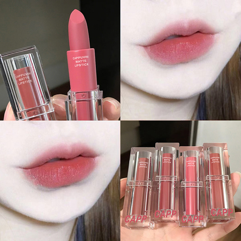 투명 아크릴 립스틱 6색 립스틱 섹시한 여성 벨벳 매트 - Matte Velvet Lip Tint Long Lasting 리뷰 및 가격