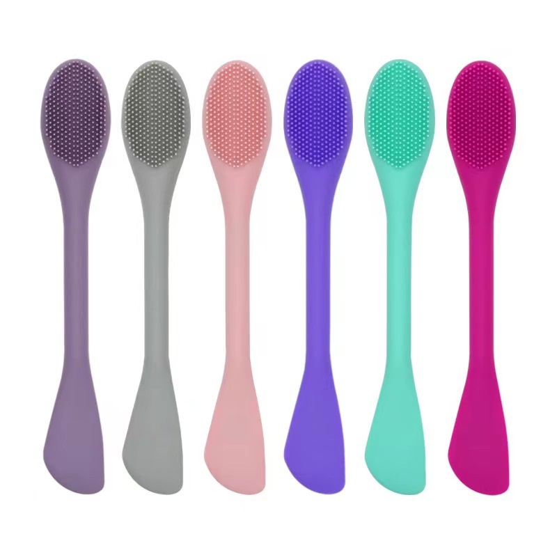 1개입 더블 헤드 실리콘 얼굴 클렌징 스크러버 브러시  - Silicone Face Scrubber Electric 리뷰 및 가격
