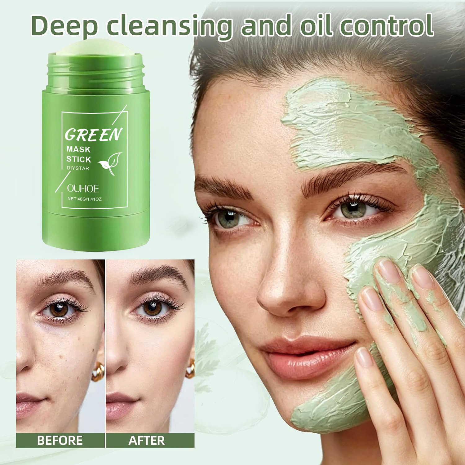 알래스카 화산 & 녹차 딥 포어 클렌징 마스크 스틱 블 - Green Tea Cleansing Clay Mask 리뷰 및 가격
