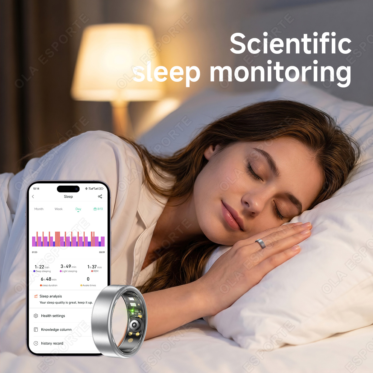 모든 사이즈(6-14) 여성용 남성용 스마트 링 건강  - Health Monitors 리뷰 및 가격