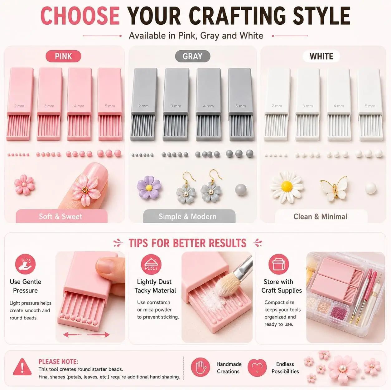 4개입 3D 프린트 클레이 젤 볼 메이커 도구, 3D  - Nail Art 리뷰 및 가격
