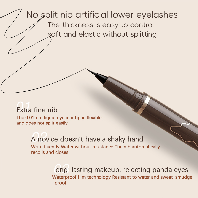 부드러운 매우 정밀한 아이 라이너 펜 오래 빠른 건조  - Waterproof Liquid Eyeliner Pen 리뷰 및 가격