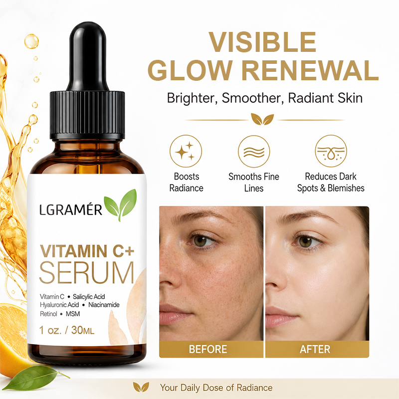 비타민 C+ 히알루론산 함유 브라이트닝 안티에이징 수분 - Hyaluronic Acid Facial Serum 리뷰 및 가격