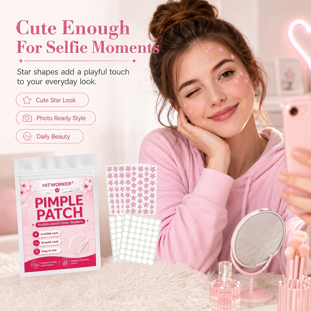 320개입 투명 하이드로콜로이드 커버 패치, 별 모양  - Hydrocolloid Pimple Patch 리뷰 및 가격