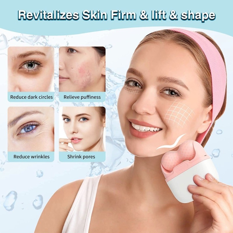 듀얼 헤드 아이스 롤러 얼굴 냉각 요법 페이셜 마사지  - Face Ice Roller Puffiness 리뷰 및 가격