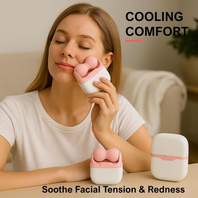듀얼 헤드 아이스 롤러 얼굴 냉각 요법 페이셜 마사지  - Face Ice Roller Puffiness 리뷰 및 가격