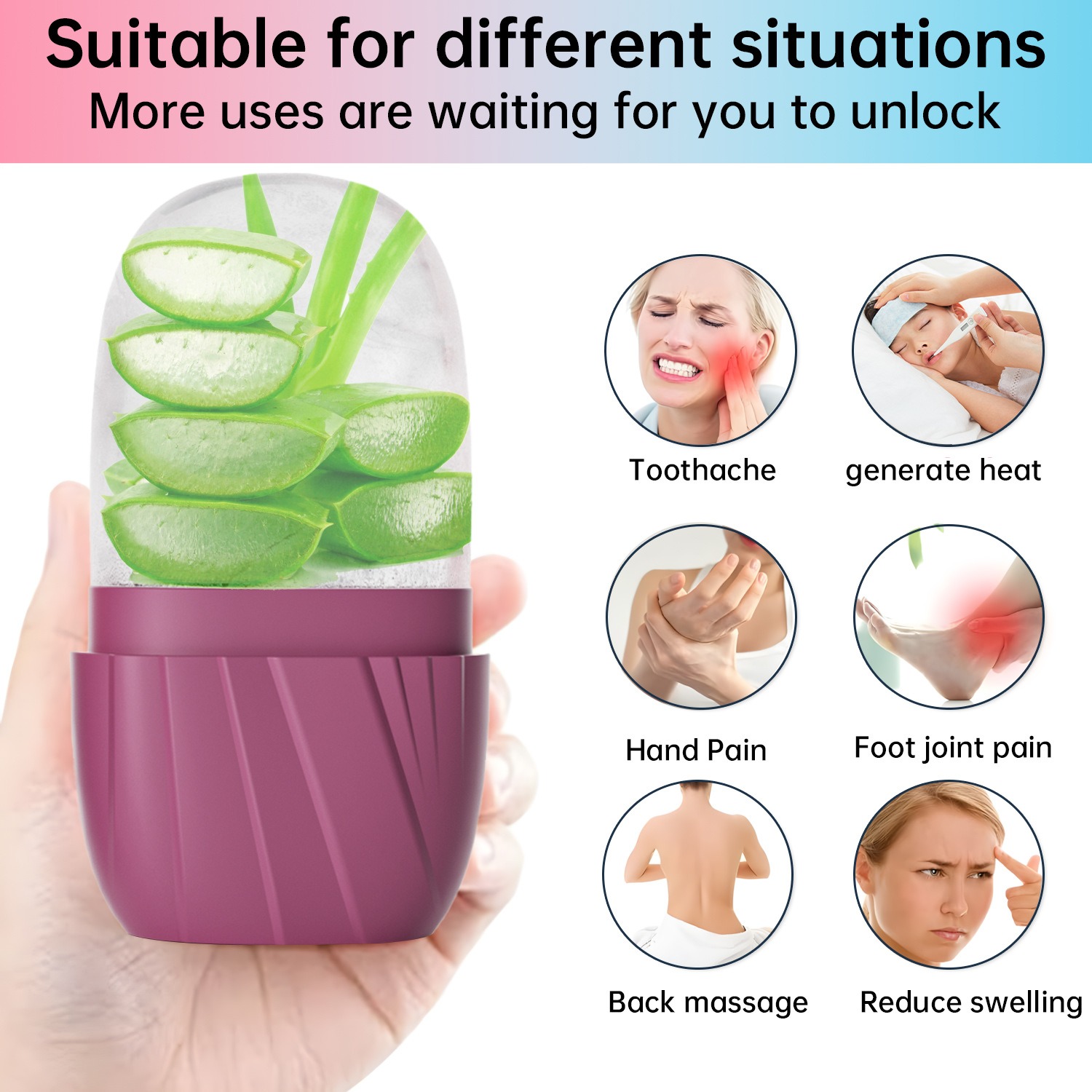 미적 감각의 스트라이프 얼굴 아이스 몰드, 미니멀리스트 - Face Ice Roller Puffiness 리뷰 및 가격