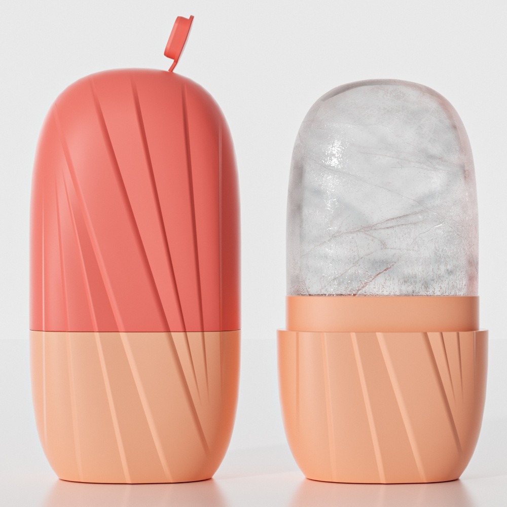 미적 감각의 스트라이프 얼굴 아이스 몰드, 미니멀리스트 - Face Ice Roller Puffiness 리뷰 및 가격