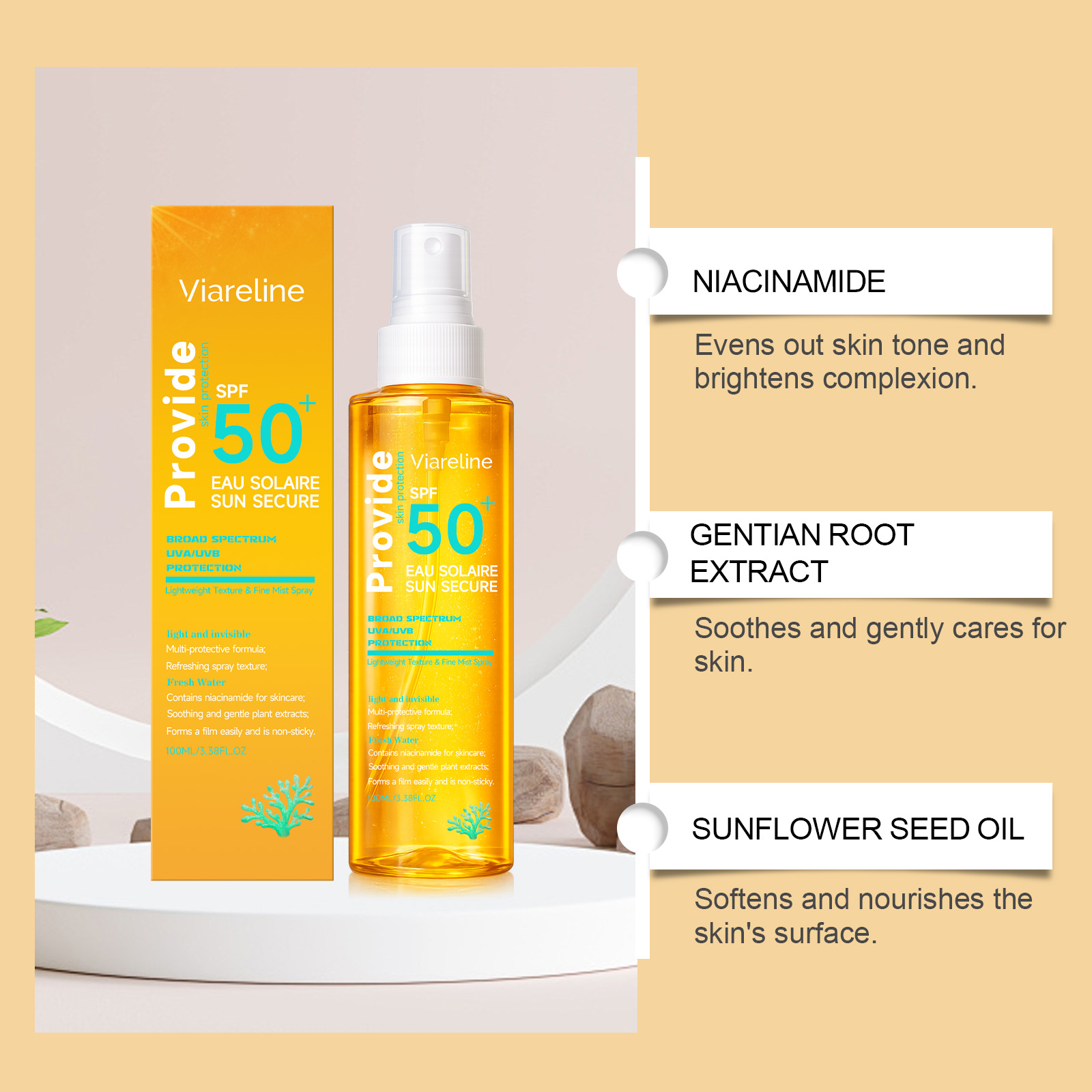 수분 공급 투명 자외선 차단 스프레이 SPF 50+ 투 - Spf 50 Waterproof Sunscreen 리뷰 및 가격