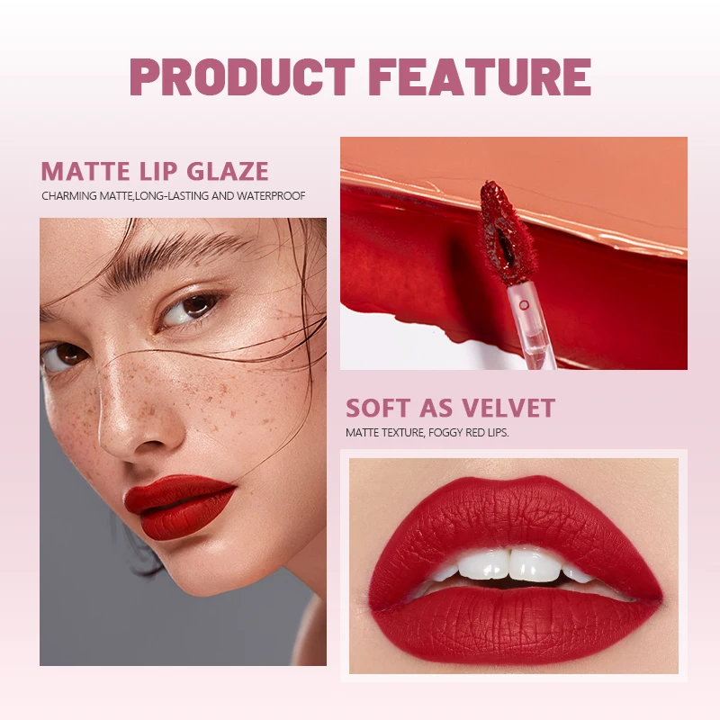 1pcs 방수 매트 벨벳 립 색조: 섹시하고 부드러운  - Matte Velvet Lip Tint Long Lasting 리뷰 및 가격