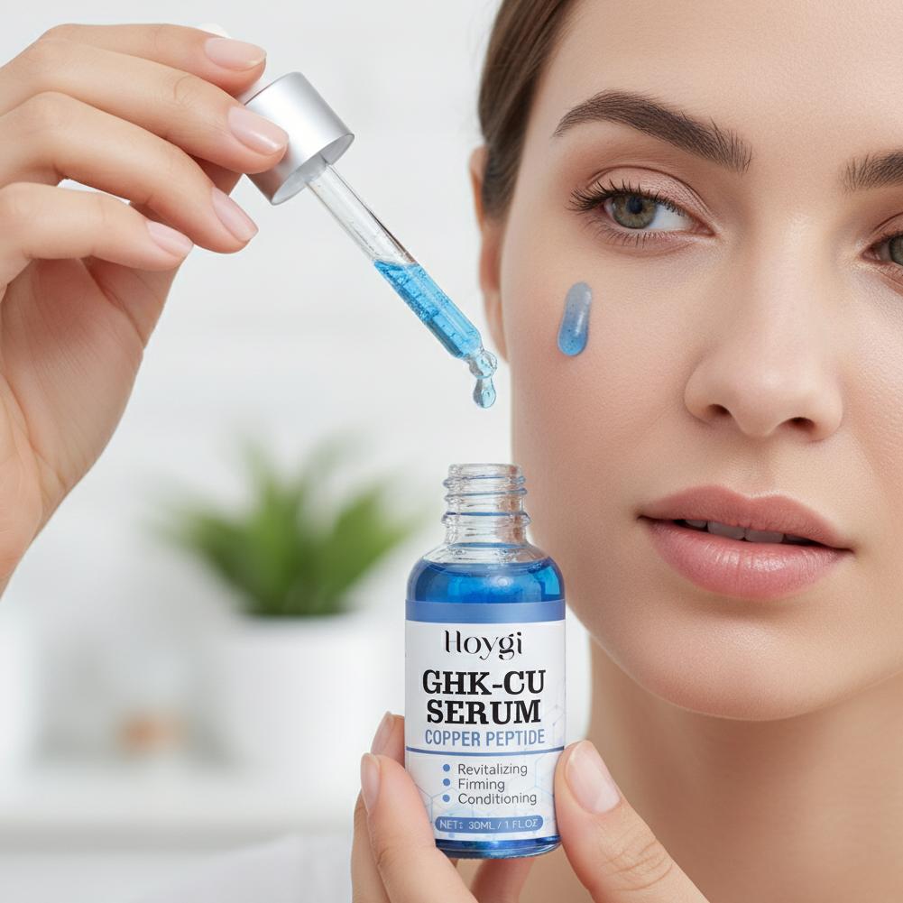 GHK-Cu 구리 펩타이드 세럼 페이스 퍼밍 리프팅 잔 - Hyaluronic Acid Facial Serum 리뷰 및 가격