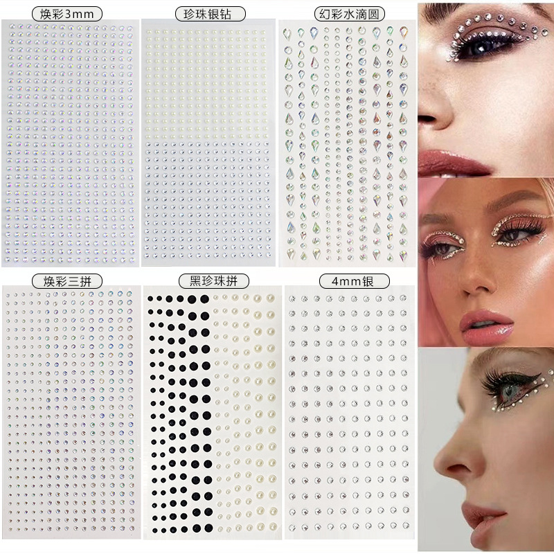 화이트 라인스톤 2mm 3mm 4mm 아크릴 다이아몬드 - Nail Art 리뷰 및 가격