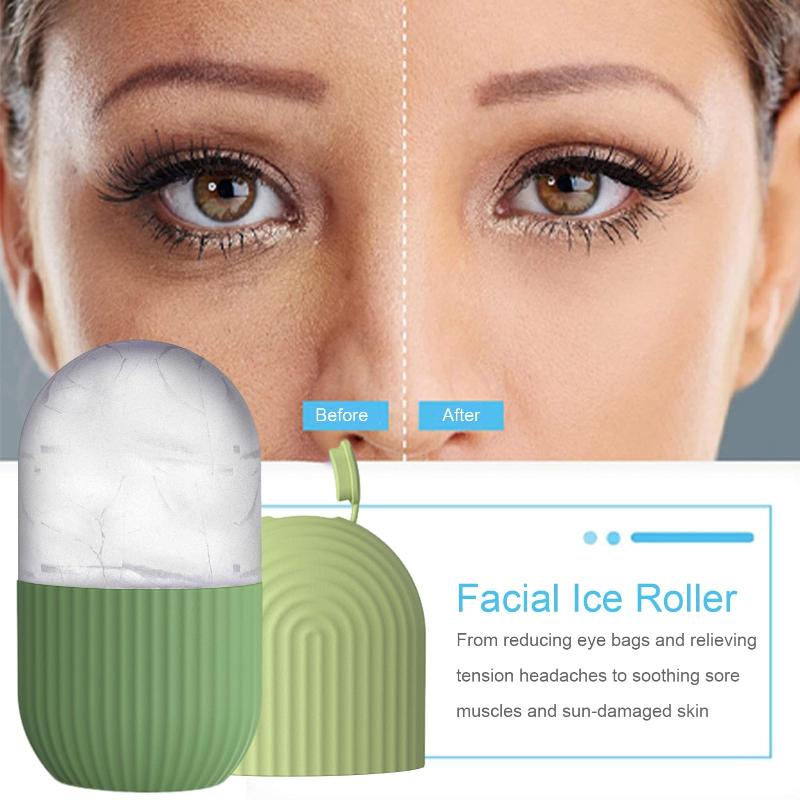 1개입 아이스 페이스 롤러 아이스 큐브 뷰티 마사지 실 - Face Ice Roller Puffiness 리뷰 및 가격
