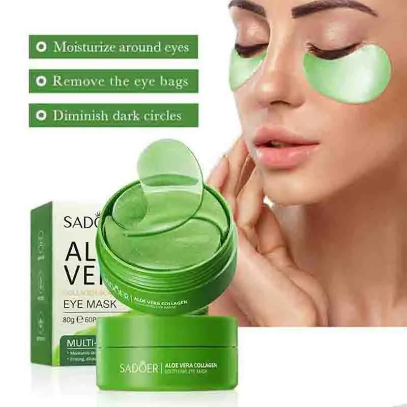 알로에 베라 콜라겐 아이 마스크, 다크 서클 방지 눈  - Collagen Under Eye Patches 리뷰 및 가격