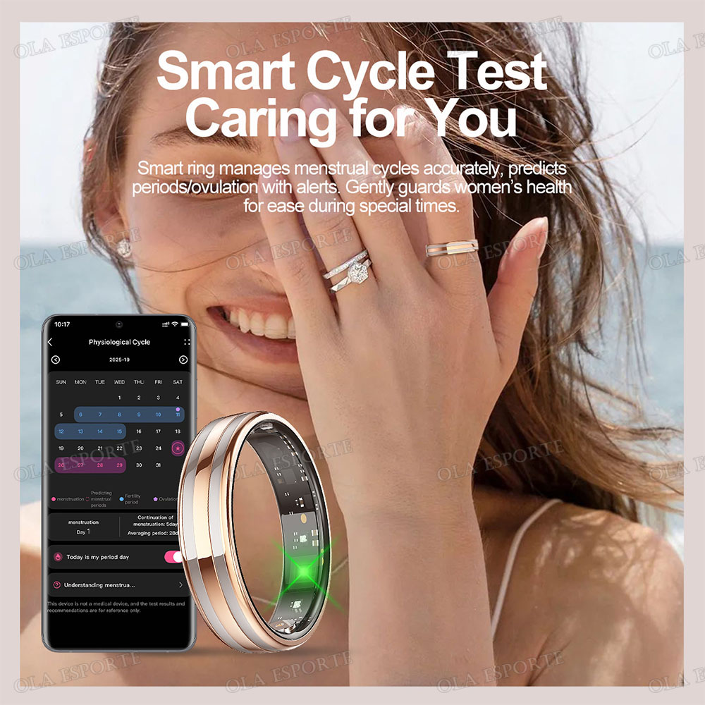 신형 6.3mm 얇은 스마트 링 건강 모니터 스마트링  - Health Monitors 리뷰 및 가격