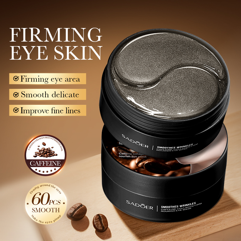 60pcs SADOER 카페인 크리스탈 콜라겐 아이 마 - Collagen Under Eye Patches 리뷰 및 가격