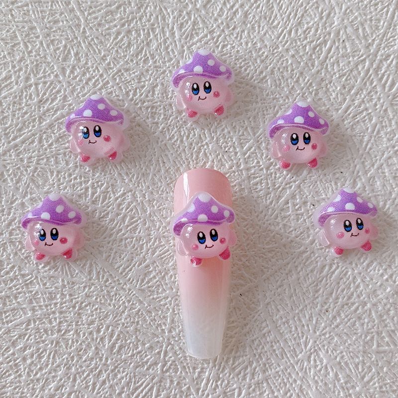 2/10/20pcs 커비 네일 참 3D 수지 귀여운 만 - Nail Art 리뷰 및 가격
