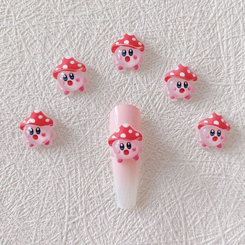 2/10/20pcs 커비 네일 참 3D 수지 귀여운 만 - Nail Art 리뷰 및 가격