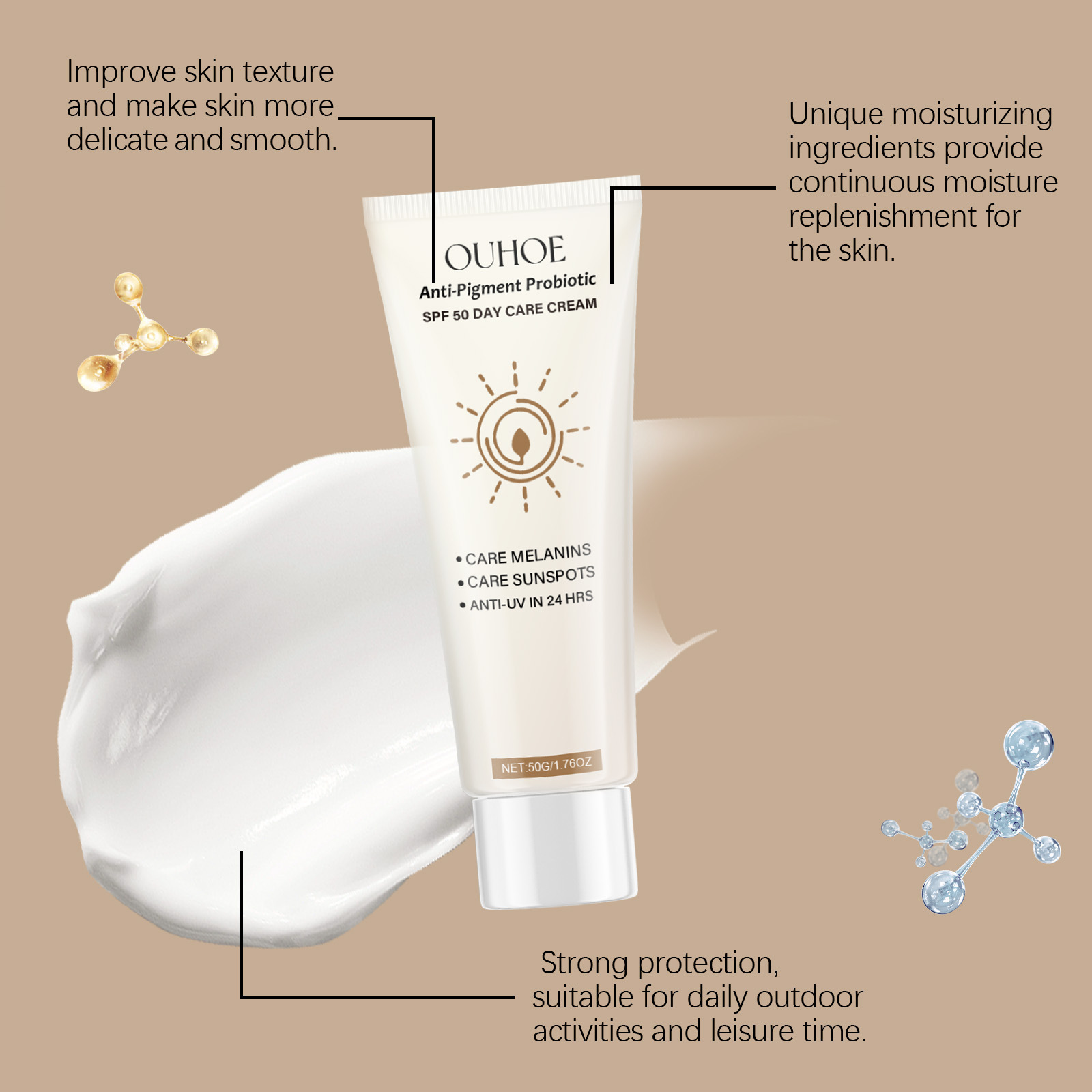 SPF50 선 스크린 방어 자외선 감소 색소 침착도 톤 - Spf 50 Waterproof Sunscreen 리뷰 및 가격