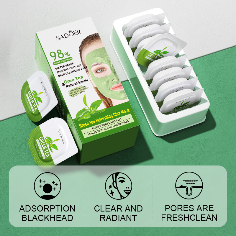 녹차 청소 진흙 마스크 얼굴 마스크, 오일 컨트롤 보습 - Green Tea Cleansing Clay Mask 리뷰 및 가격