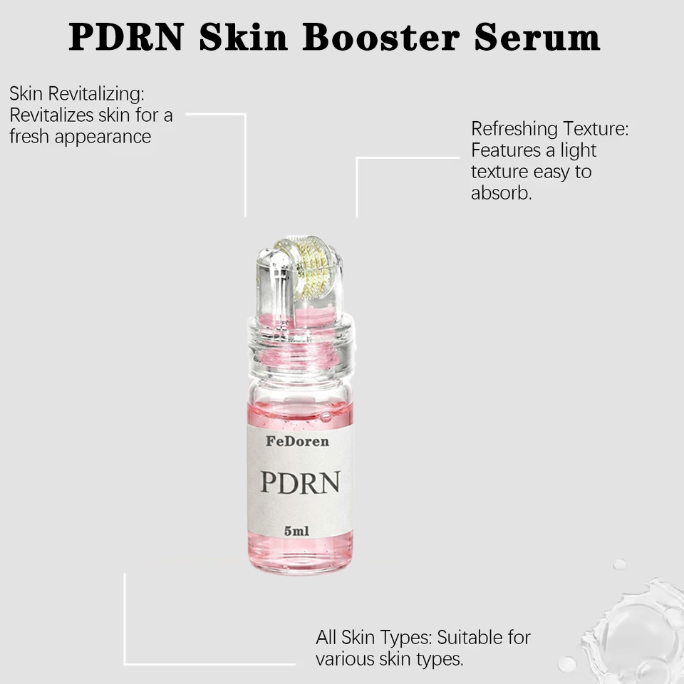 PDRN 스톡 솔루션 페이스 세럼 롤러 마이크로니들 세 - Hyaluronic Acid Facial Serum 리뷰 및 가격